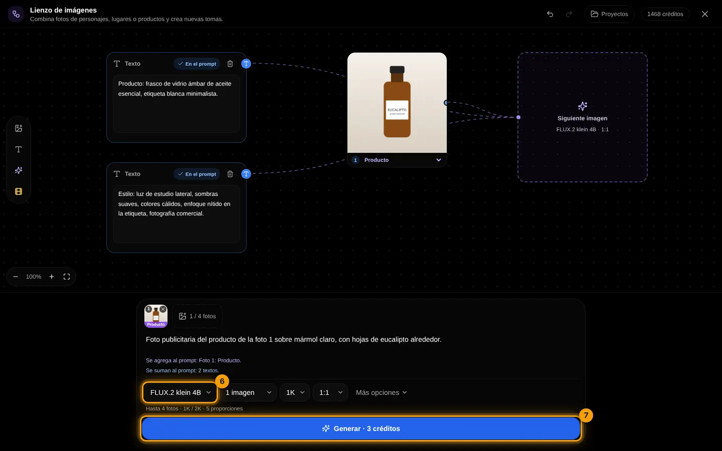 Choose a model and generate